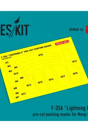 Direct Verzonden F-35A 'Lightning II' pre-cut painting masks for Meng kit