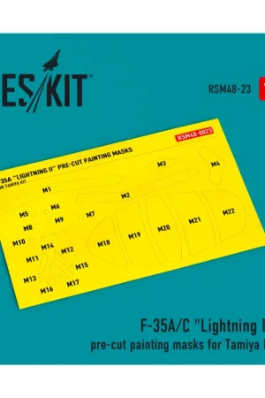 F-35 A/С 'Lightning II' pre-cut painting masks for Tamiya kit Seizoensaanbieding