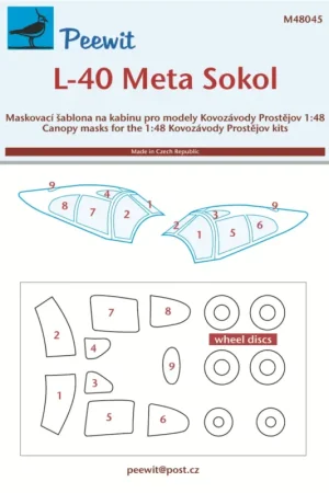 Orlican L-40 Meta Sokol – (designed to be used with Kovozavody Prostejov kits) Exclusieve Aanbieding