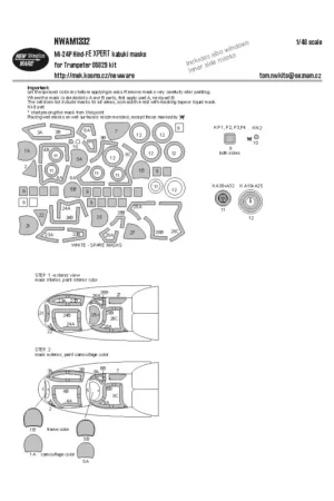 Direct Verzonden Mil Mi-24P Hind-F EXPERT (designed to be used with Trumpeter kits)