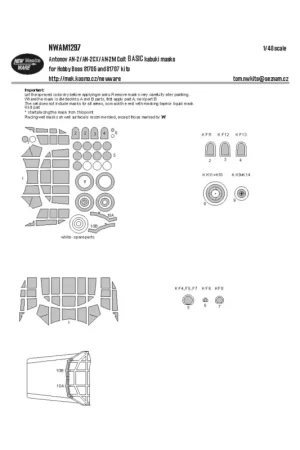 Beperkte Voorraad paint mask (designed to be used with Hobby Boss kits)