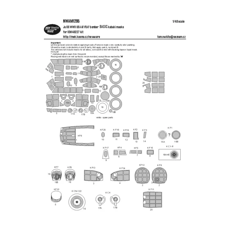 paint mask (designed to be used with ICM UA UK kits) Veilige Betaling