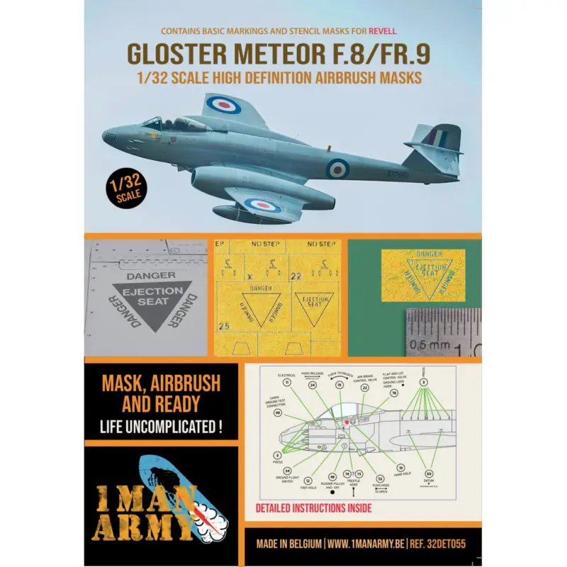 Veilige Betaling Gloster Meteor F.8 / FR.9 ( Revell )