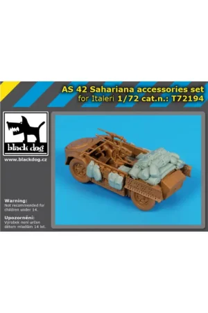 AS-42 Sahariana accessories set (designed to be used with Italeri kits) Rechtstreeks Van De Fabrikant