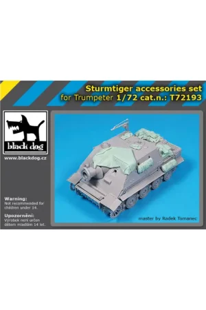 Sturmtiger Assault Mortar accessories set (designed to be used with Trumpeter kits) Alleen Vandaag