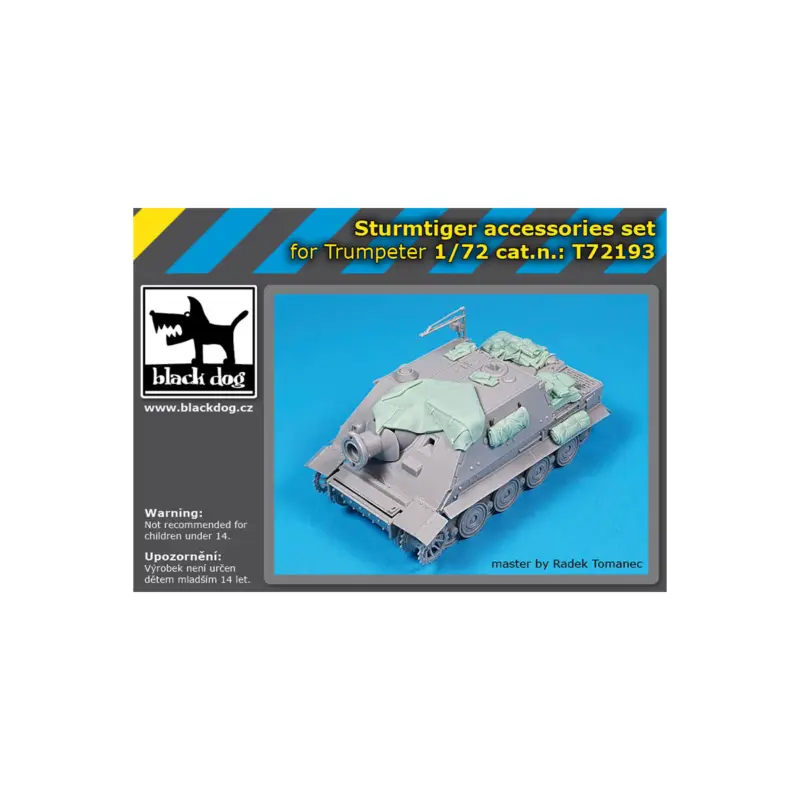 Sturmtiger Assault Mortar accessories set (designed to be used with Trumpeter kits) Alleen Vandaag