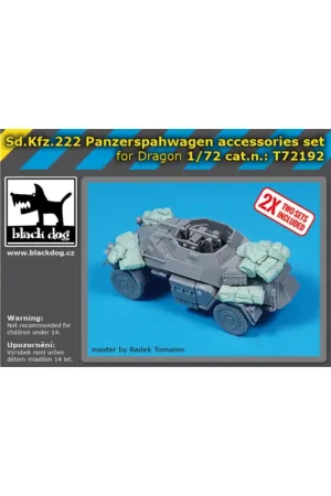 Sd.Kfz.222 Panzerspahwagen accessories set (designed to be used with Dragon kits) Betaalbaar