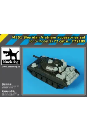 Gratis Retour M551 Sheridan Vietnam accessories set (designed to be used with for S-Model kits)
