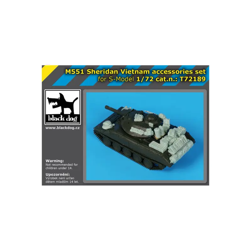 Gratis Retour M551 Sheridan Vietnam accessories set (designed to be used with for S-Model kits)