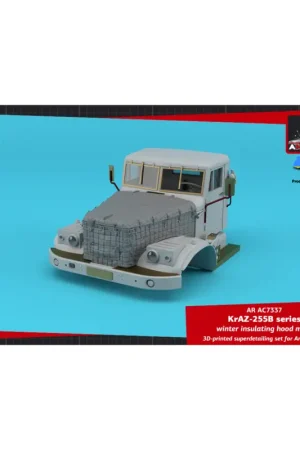 KrAZ-255B Soviet 6x6 cargo truck winter insulating hood mats (designed to be used with Armory kits) THIS IS ONLY THE HOOD MATS N Alleen Vandaag