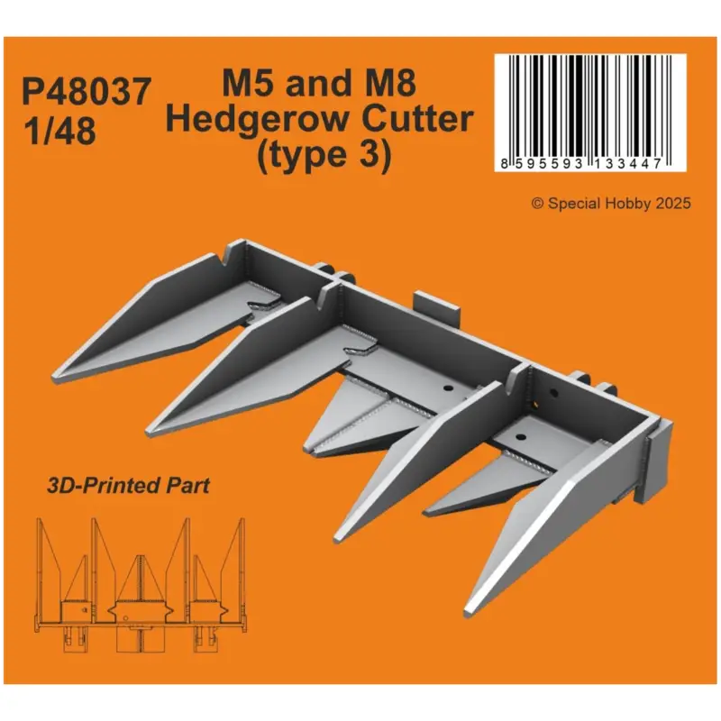 M5 and M8 Hedgerow Cutter type 3 1/48 Lage Prijs