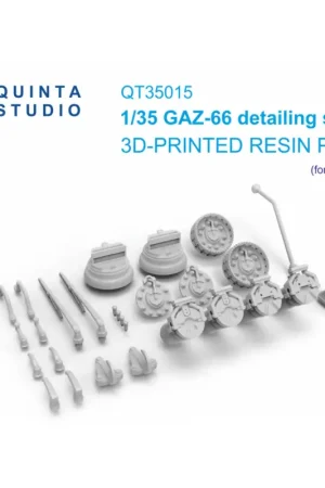 Populair GAZ-66 detailing set (designed to be used with Zvezda kits)