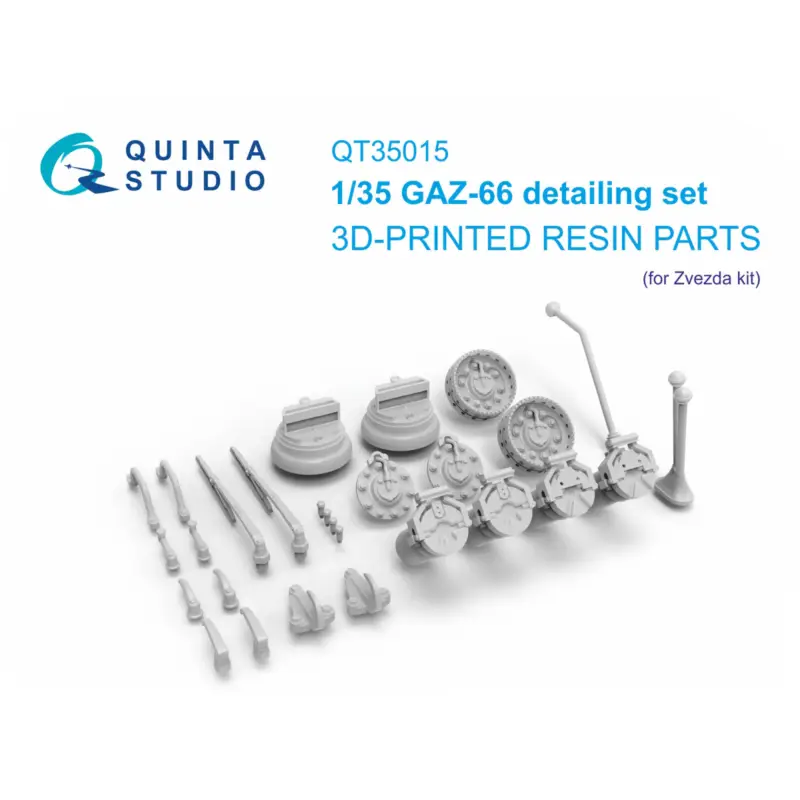 Populair GAZ-66 detailing set (designed to be used with Zvezda kits)