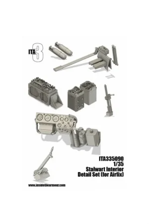 Alvis Stalwart INTERIOR detail set (designed to be used with Airfix kits) Premium