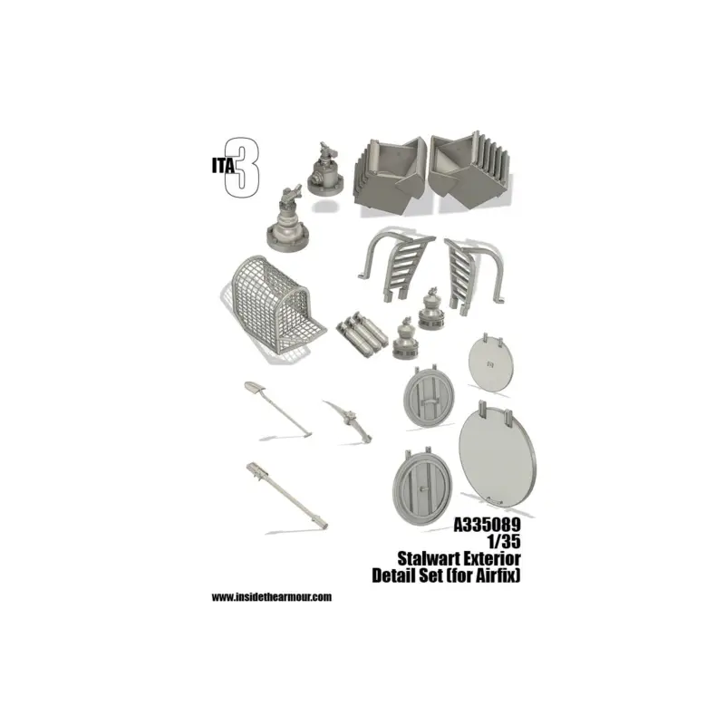 Laatste Kans Alvis Stalwart EXTERIOR detail set (designed to be used with Airfix kits)