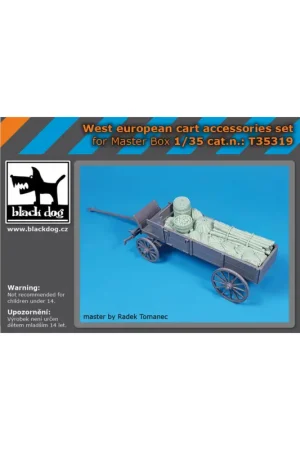 Premium Farmer's Cart, Western Europe accessories set (designed to be used with Master Box kits)