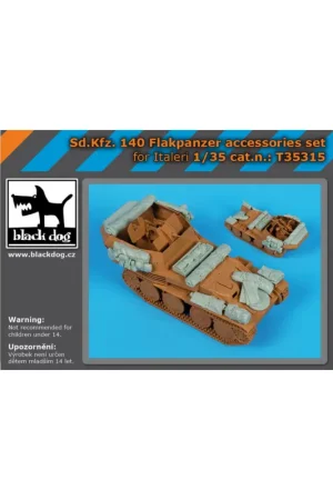 Sd.Kfz.140 Flakpanzer accessories set (designed to be used with Italeri kits) Speciale Aanbieding