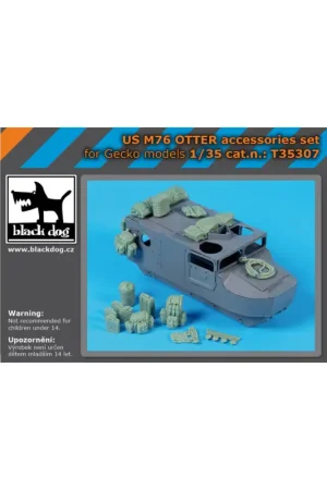 Populair US M 76 Otter accessories set for Gecko Models