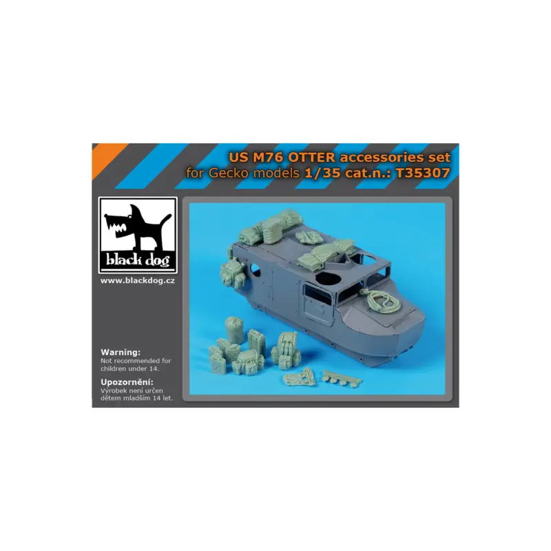 Populair US M 76 Otter accessories set for Gecko Models