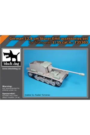German 12,8 cm Sturer Emil accessories set for Trumpeter Bestseller