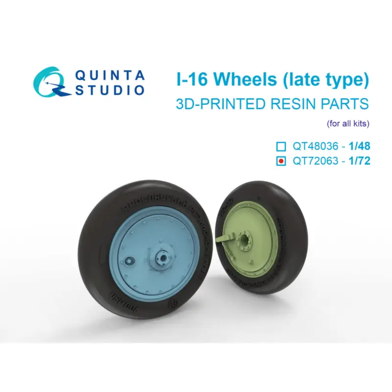Aanbieding Polikarpov I-16 Wheels (late type) (for all kits)