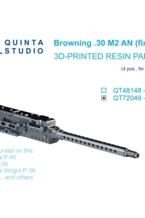 Browning .30 M2 AN (fixed) Machine Gun, 4 pcs (for all kits) Dagaanbieding
