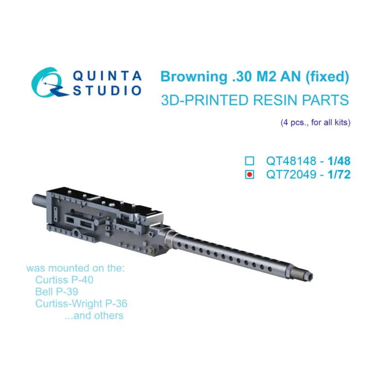 Browning .30 M2 AN (fixed) Machine Gun, 4 pcs (for all kits) Dagaanbieding