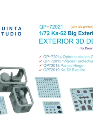 Big Exterior Set for Kamov Ka-52 (designed to be used with Dream Model kits) Bestseller
