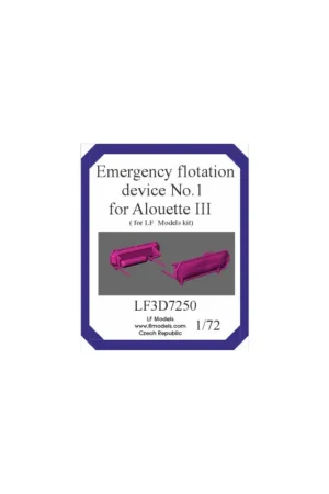 Speciale Aanbieding Emergency flotation device No.1 for Alouette III 3D printed accessories for Alouette III of LF Models kits.