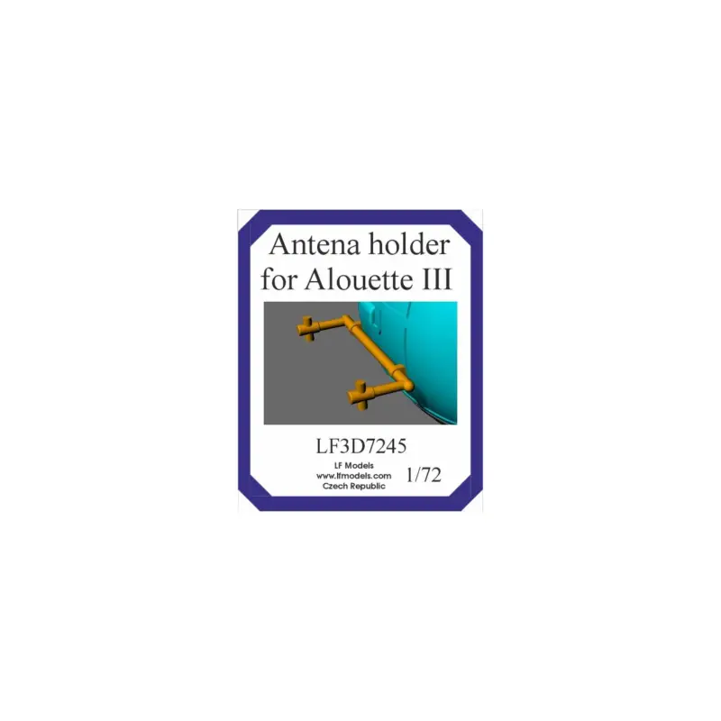 Antenna holder for Alouette III Models kits. Direct Verzonden