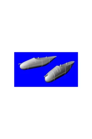 Dagaanbieding 12,7mm machine-gun pod for the MB 326K Impala 3D-Printed (designed to be used with LF Models kits)