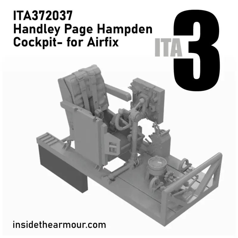cockpit for Handley-Page Hampden (designed to be used with Airfix kits) Direct Verzonden