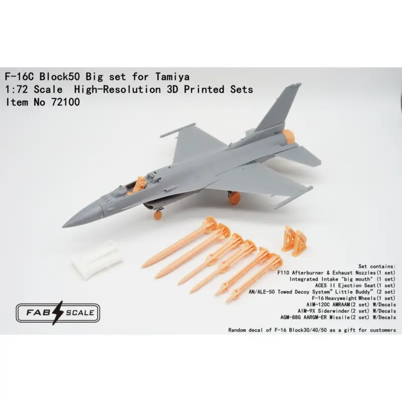 F-16C Block50 Big set for Tamiya kit Goedkoop