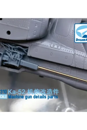 Beperkte Voorraad Kamov Ka-52 'Alligator' Machine gun details parts (designed top be used with Dream Models kits) 3D-Printed