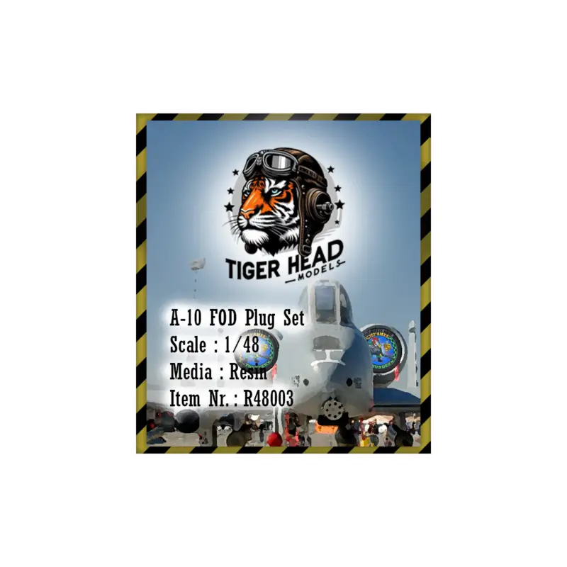 Republic A-10A FOD Plug Set. (2x inlet plug, 2x exhaust plug, 1x gun cover, 1x gun scoop inlet cove (designed to be used with Ac Gereduceerde Prijs