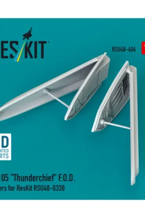 Speciale Aanbieding F-105 'Thunderchief' F.O.D. covers for ResKit RSU48-0338 (3D Printed) (1/48)