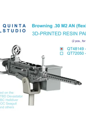 Browning .30 M2 AN (flexible) Machine Gun, 2 pcs (for all kits) Direct Verzonden