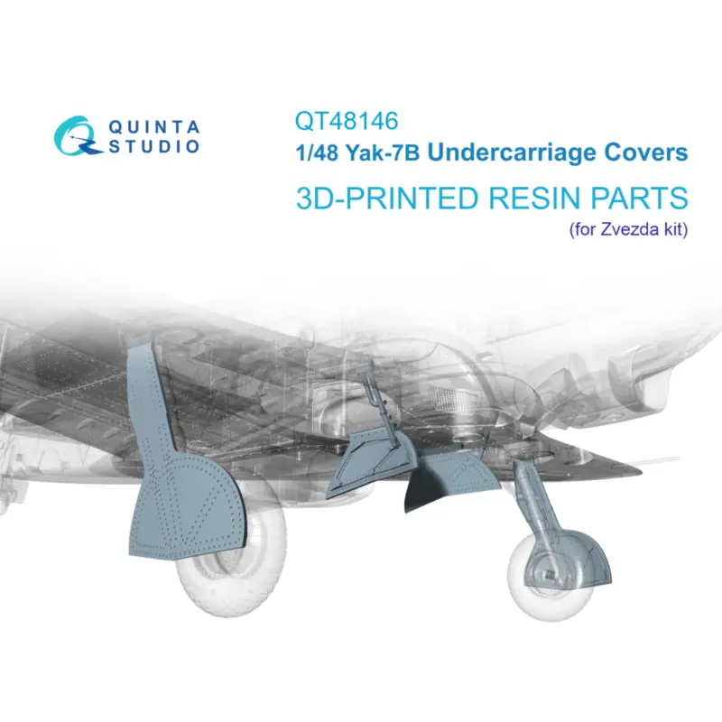 Yak-7B Undercarriage covers (Zvezda) Favoriet
