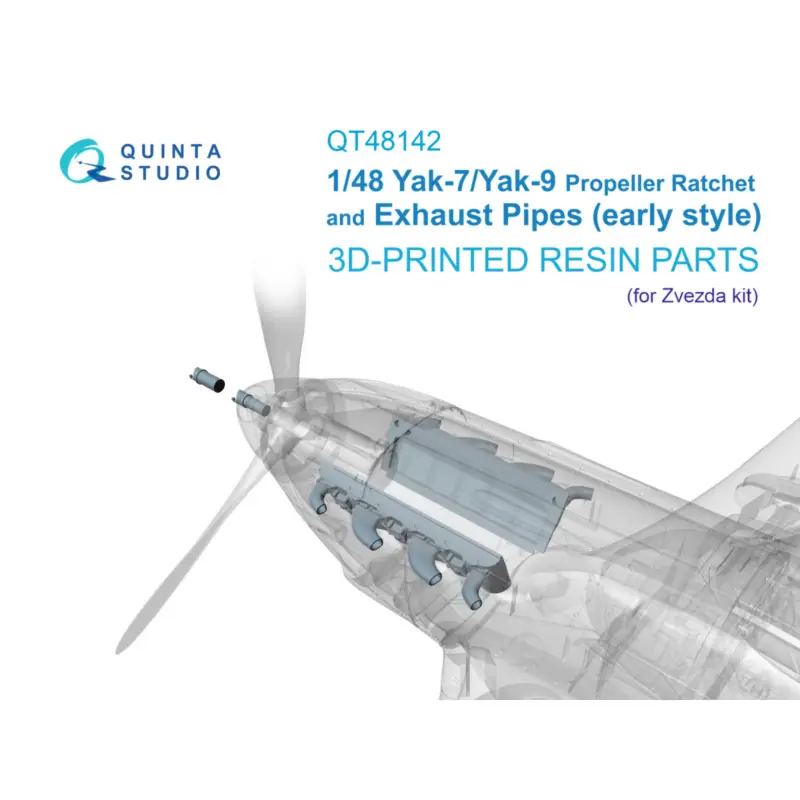Yak-7B/Yak-9D Ratchet and early Exhaust (Zvezda) Weekendaanbieding