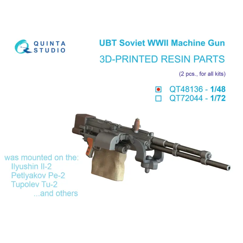 Tijdelijk Beschikbaar UBT Machine Gun (Soviet, WWII), 2 pcs (for all kits)
