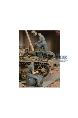 WW2 German Crew refueling Figuren Beperkt Aanbod