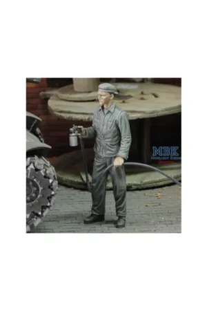 Actieprijs Soldier spray painting (1/48) Figuren