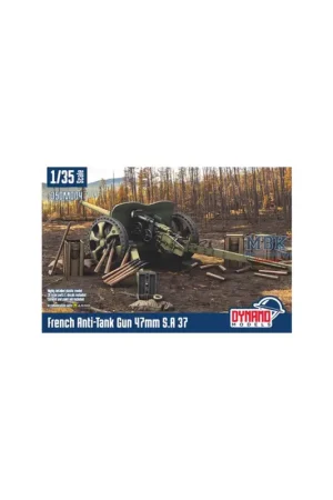 Seizoensaanbieding French Anti-Tank Gun 47mm S.A 37 Premium Figuren