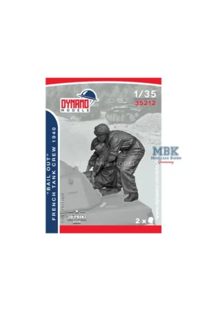 1940 French Tank Crew “Bail Out” Set Figuren Bestel Nu
