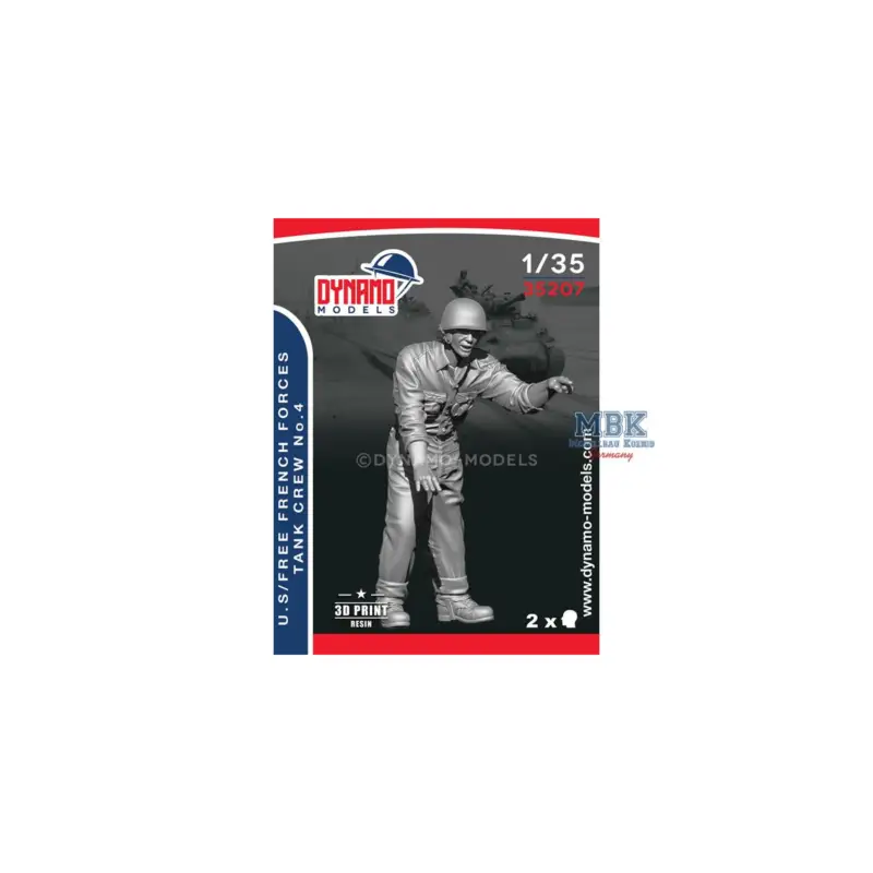 U.S. / Free French Forces Tanker 1944 No.4 Figuren Voordeelprijs