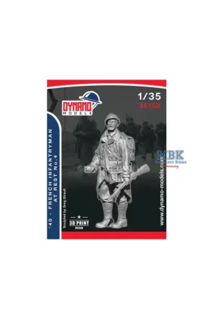 Nieuw 1940 French Infantryman at Rest No.4 Figuren