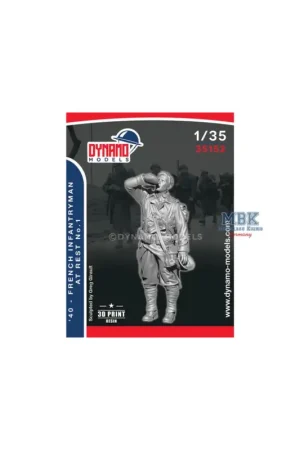 Dagaanbieding 1940 French Infantryman at Rest No.1 Figuren