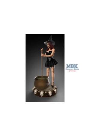 Witch Pinup Girl Halloween (1:35) Figuurtje Flitsaanbieding