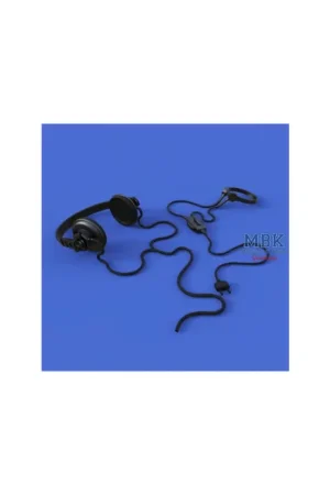 German tanker head phones set-WWII (1:16) Dagaanbieding