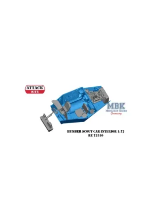 Humber SC full interior and engine 3D 1/72 Lage Kosten